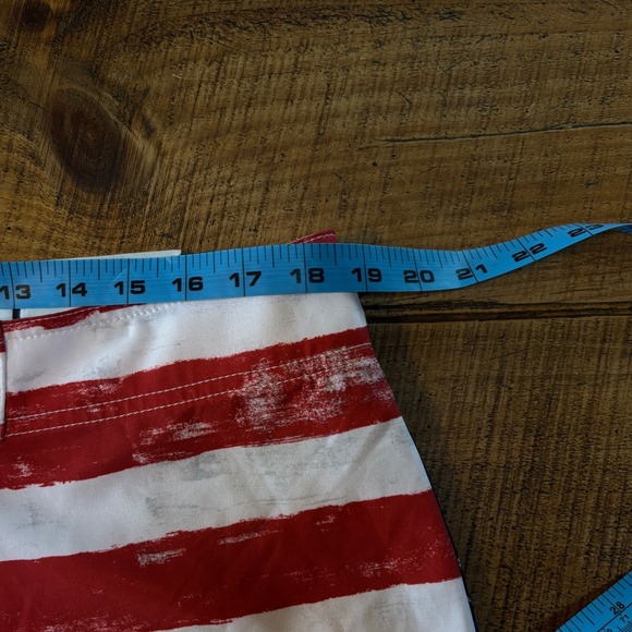 NEW American Eagle Outfitters American Flag USA Board Swimming Trunks L - Picture 8 of 9